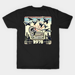8k Unraveling the Iconic Nostalgia: The WKRP Turkey Drop T-Shirt Design Posters and Art Prints; N2 T-Shirt